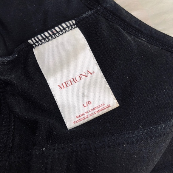 Merona black one piece swim suit - Picture 6 of 8